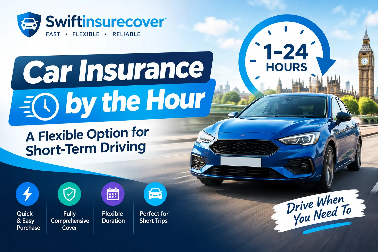 Car Insurance by the Hour, A Flexible Option for Short-Term Driving
